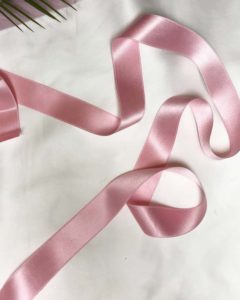 35mm Soft pink silk ribbon - Libertashery