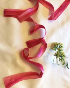 35mm Soft pink silk ribbon - Libertashery